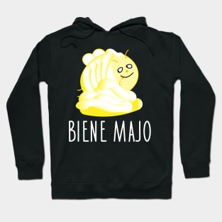 Funny bee is nibbling mayonnaise Hoodie